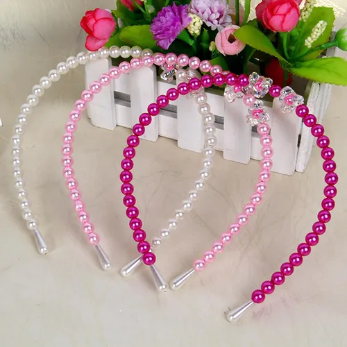 Tiara Con Base De Diadema En Blanco, Marco De Alambre, 10 Un