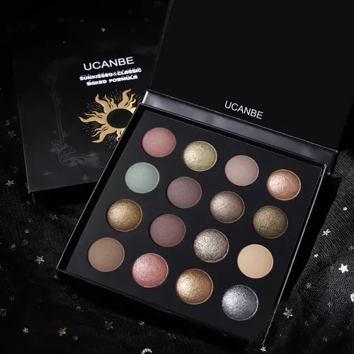 Paleta De Sombras Ucanbe Hidden Gems 16 Tonos Maquillaje