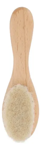 A – Cepillo De Lana For Cabello De Bebé, Peinado Con Cerdas
