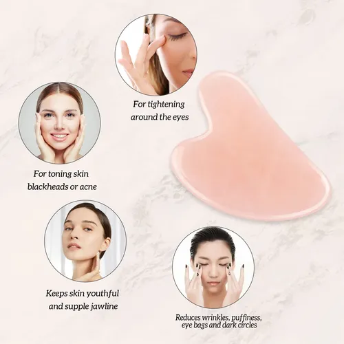 Set De Herramientas Faciales Gua Sha Xyzbstar, Herramienta D