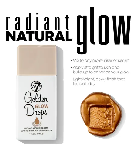 Drgotas Bronceadoras W7 Golden Glow Para Una Piel Impecable,