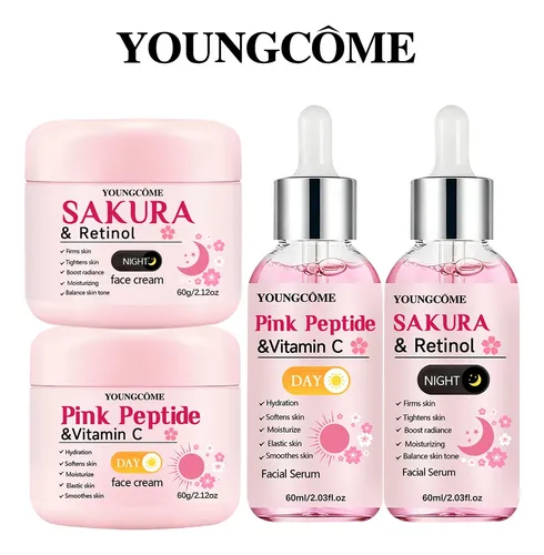 Set De 4 Piezas Para El Día Y Las Vitaminas: Peptide Night P
