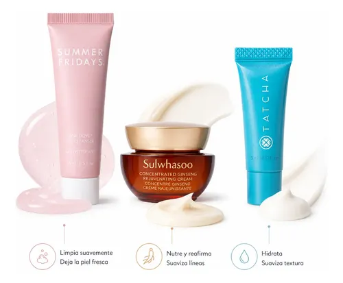 Set Mini Skincare Sulwhasoo Tatcha Summer Fridays
