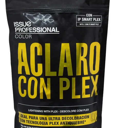 Issue Aclaro Con Plex Polvo Decolorante Antiquiebre 700gr 6c