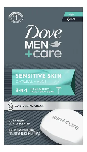 Barra De Afeitar Dove Men+care Para Manos Y Cuerpo, Rostro Y Piel
