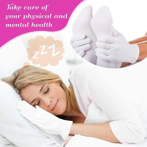 Guantes Algodón Blancos Xl Para Manos Secas Y Spa