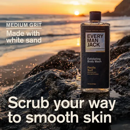 Gel De Ducha Exfoliante Every Man Jack Pacific Surf 828 Ml