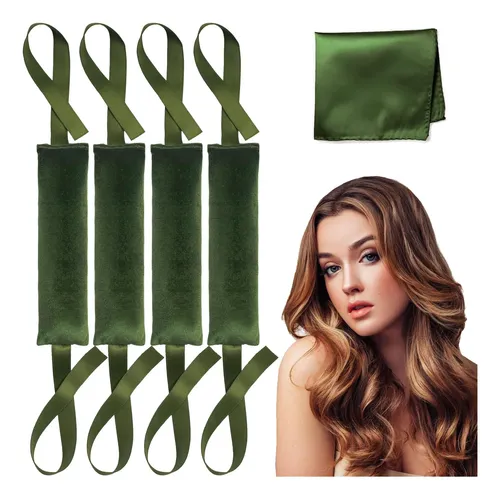 Hair Roller Lanzhire Heatless Overnight Rizos Ribbon