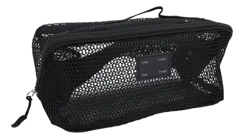 Neceser De Viaje, Malla, Maquillaje, Gran Capacidad, Abierto