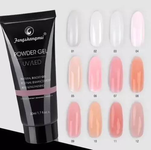 Kit Polygel Fengshangmei 30ml Cabina 36w Pincel Molde Etc