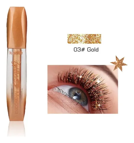 Mascara De Pestañas Colores Glitter Karité Waterpoof