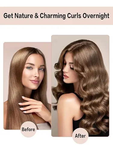 Rizador De Pelo Heatless Curls Overnight, 4 Unidades, Varill