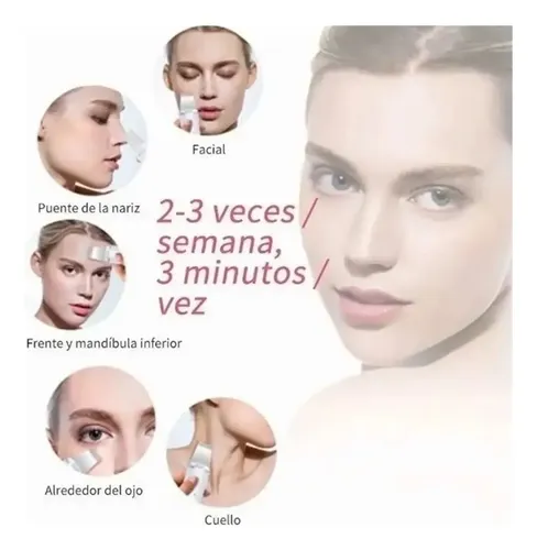 Scrubber, Ems, Eliminación Del Acné, Facial 3 Kit