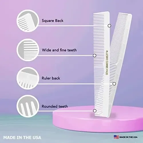 Allegro Combs 420 Peines Para El Cabello Peluquero Hombres M