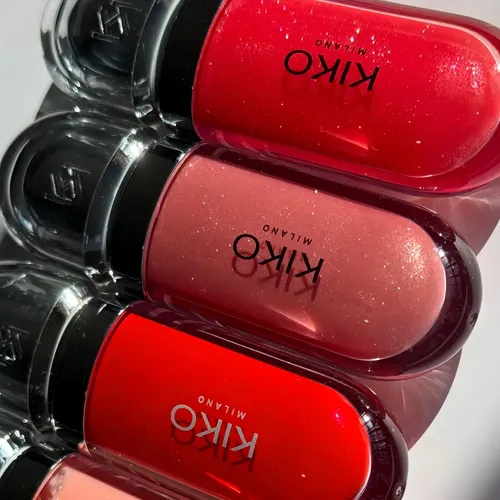 Brillo Labial Kiko Milano 3D Hydra Hidratante Rojo Brillante