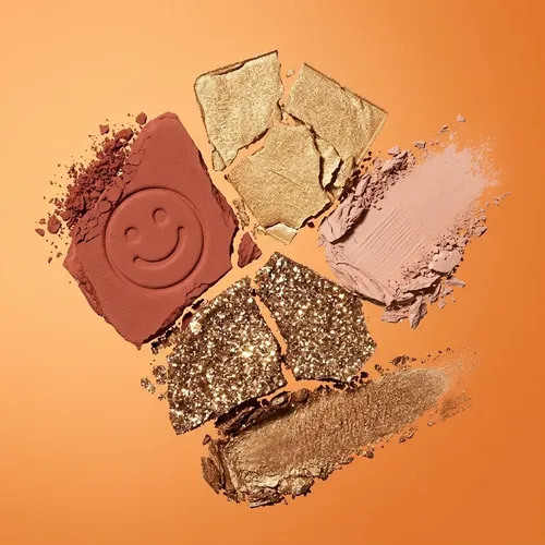 Paleta De Sombras 42 Tonos Gama Otoño Ámbar Mate Y Brillo