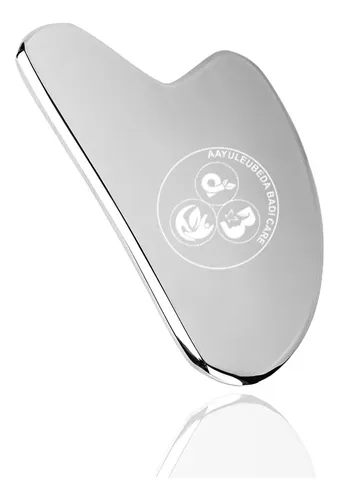 Herramienta Gua Sha Acero Facial Masaje Cuidado Piel