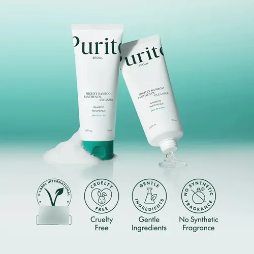 Purito Bamboo Panthenol Gentle Face Cleanser 150ml Moisturiz