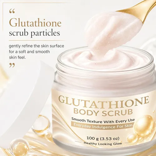 Scrub Corporal Glutatión Exfoliante Suave Y Piel Radiante