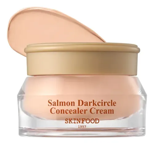 Corrector de ojeras Coreano Skinfood Salmon Dark Circle Concealer Cream 10gr Tono 01 Salmon Blooming