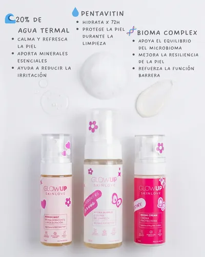 Set Skincare Girls Preteens Bioma Glowup Skinlove
