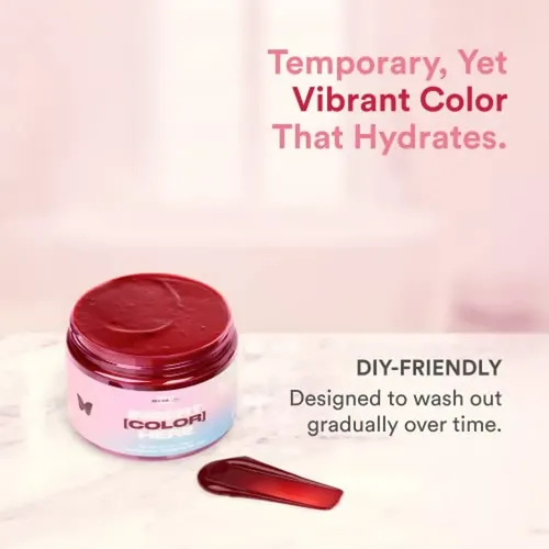 Tinte De Cabello Semipermanente Inh: Azul Zafiro, Rojo Rubí