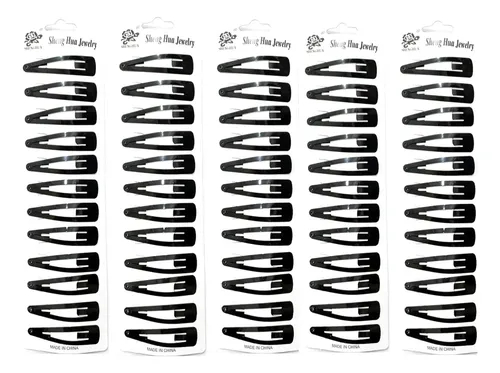 Pack X 5 Blisters Hebillas De Pelo Tic Tac (60 Unidades)
