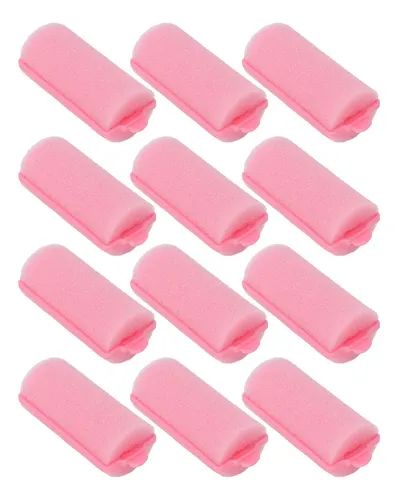 12 Rodillos For El Cabello Con Esponja De Espuma, For