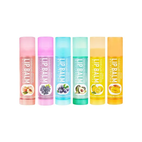 Bálsamo Labial Humectante Sabor Frutal X6
