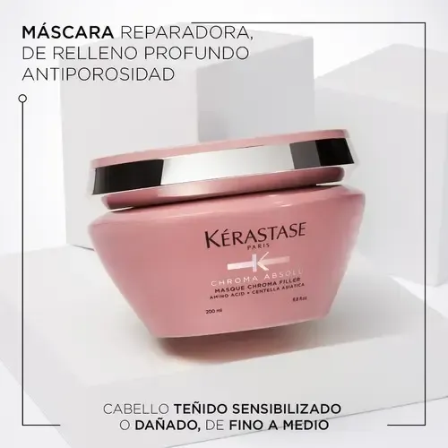 Kérastase Chroma Absolu Masque Filler 200ml Para Pelo Teñido