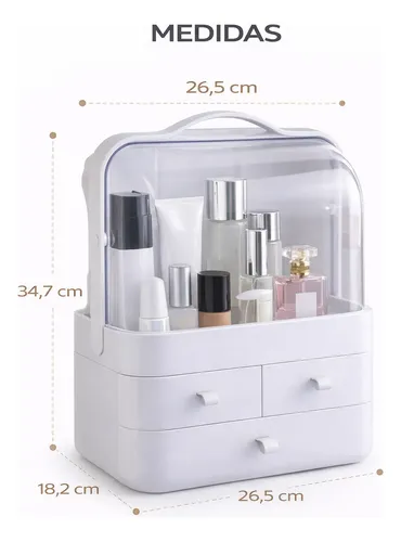 Organizador Maquillaje Portatil Escritorio Porta Cosmetico