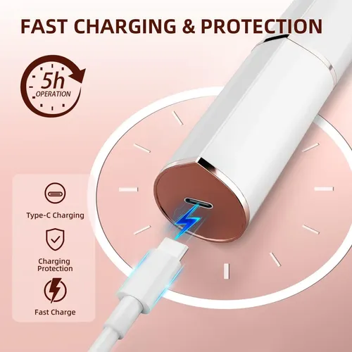 Removedor De Vello Facial Eléctrico 7d24hcare Tmq2