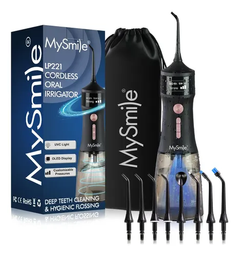 Irrigator Mysmile Powerful, Hilo Dental Inalámbrico, 350 Ml
