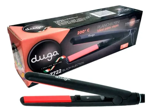 Planchita Mini Tourmaline Peluqueria Barberia Duga Sw-7722
