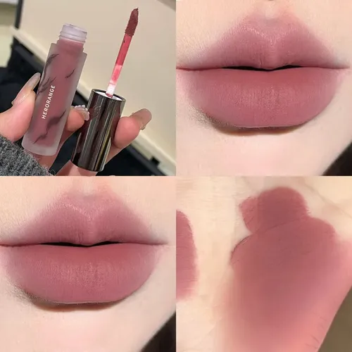 Set De Esmaltes De Labios Herorange Matte Velvet, De Larga D