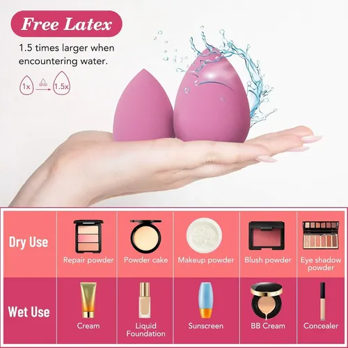 14pcs Makeup Sponge Set, Beauty Blender Sponge For Founda…