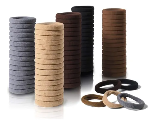 Aaa 100 Unidades De Faixas Elásticas De Cabelo Para