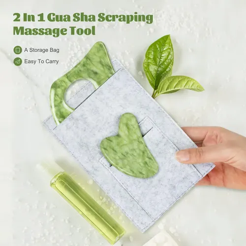 Juego De Masaje Airogym Jade Stone Gua Sha Terapia Física