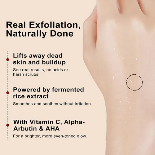 Ampolla Exfoliante De Arroz Minimiza Los Poros 80 Ml