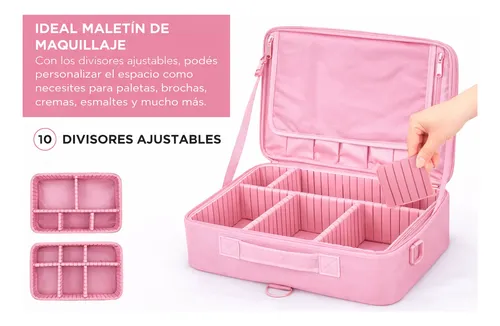 Maletin Valija Porta Cosmetico Profesional Maquillaje Viaje
