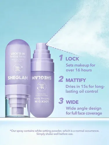 Spray Fijador De Maquillaje Lock’d Sheglam