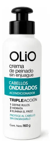 Crema De Peinar Olio Cabellos Ondulados Anti Frizz 160g