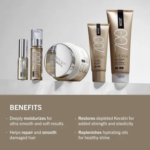 Biotop Aceite Reparador 700 Keratin + Kale 30ml Cabello