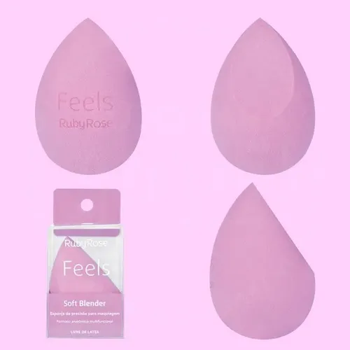 Esponja De Maquillaje Feels Blender Ruby Rose Rekabeautyshop