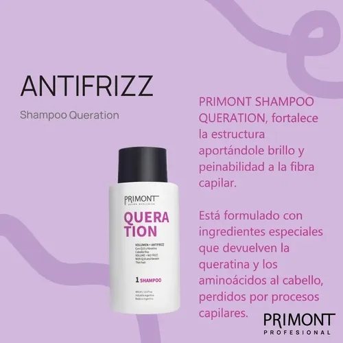 Primont Acondicionador Queration Q10 Y Keratina X 400 Ml