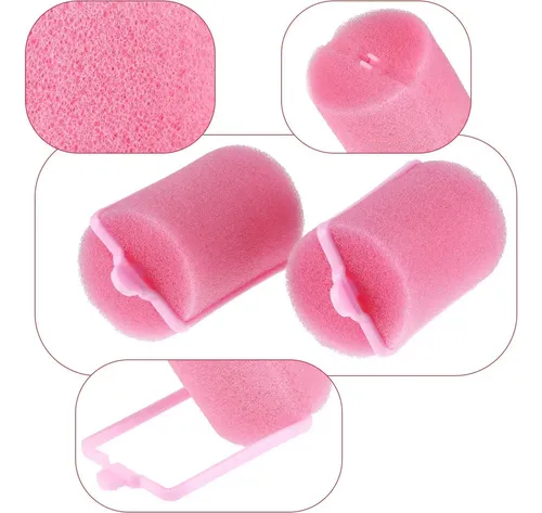 Rulos De Espuma Geyoga 18 Piezas Rosa 4.06×7.11cm