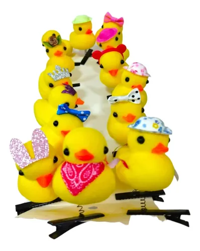 Hebilla Broche Patito Kawaii Tiktok C/accesorio X12 Surtido