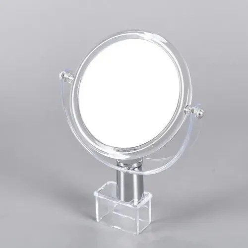 Organizador Acrilico Make Up Con Cajones + Espejo, Grande Transparente