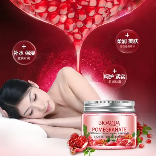 Mascarilla Nocturna Granada Hidratante 120g Bioaqua