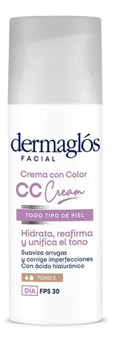 Dermaglós Cc Cream Ultra Age Tono Medio Fps30 X 50 Gr